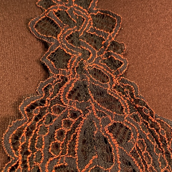 Free People Lace Bralette 32C black terracotta - Picture 4 of 16